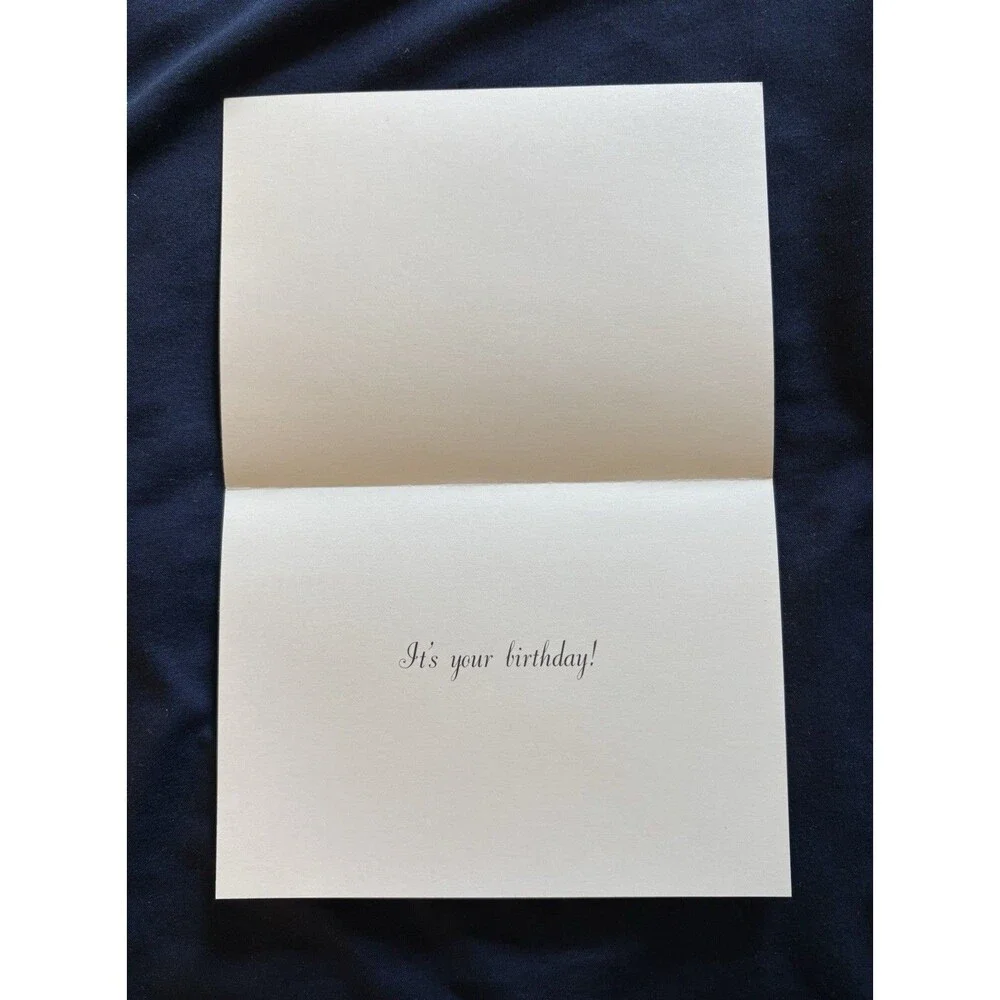 Birthday Card with White Envelope | Baby Wolf and Wildlife design By NWF